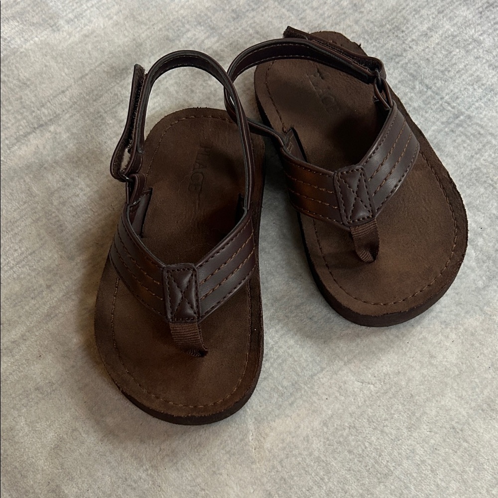 Place Dark Brown Kids Sandals